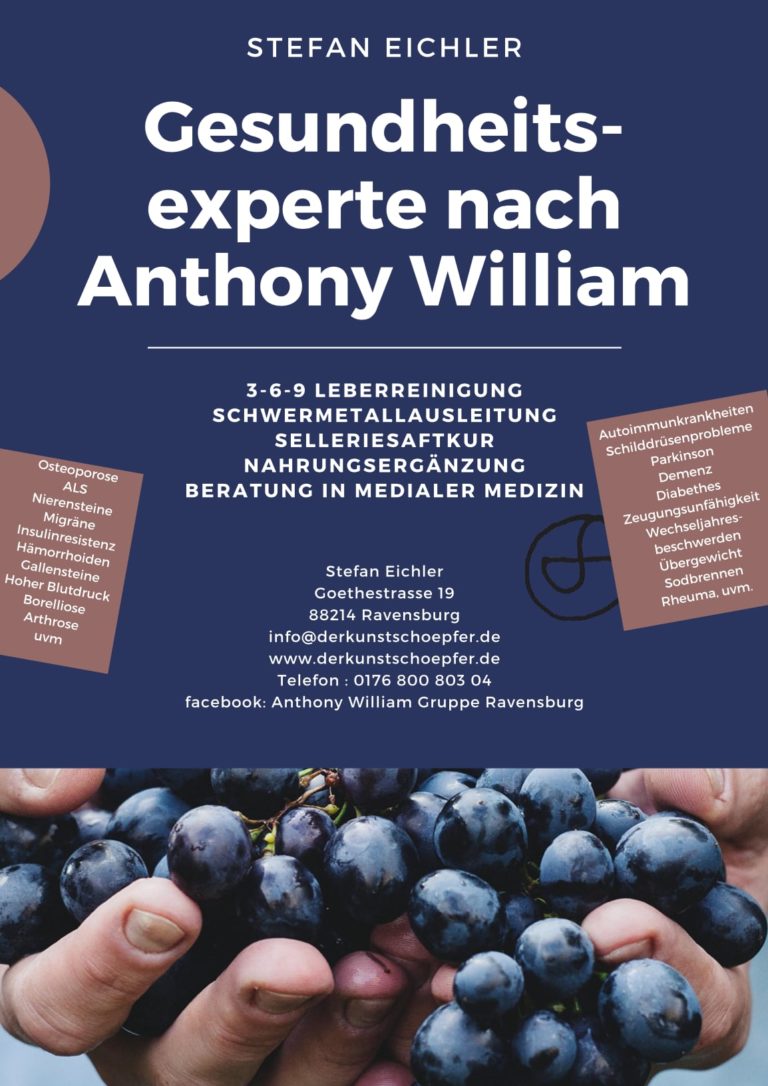 Gesundheitsexperte nach Anthony William